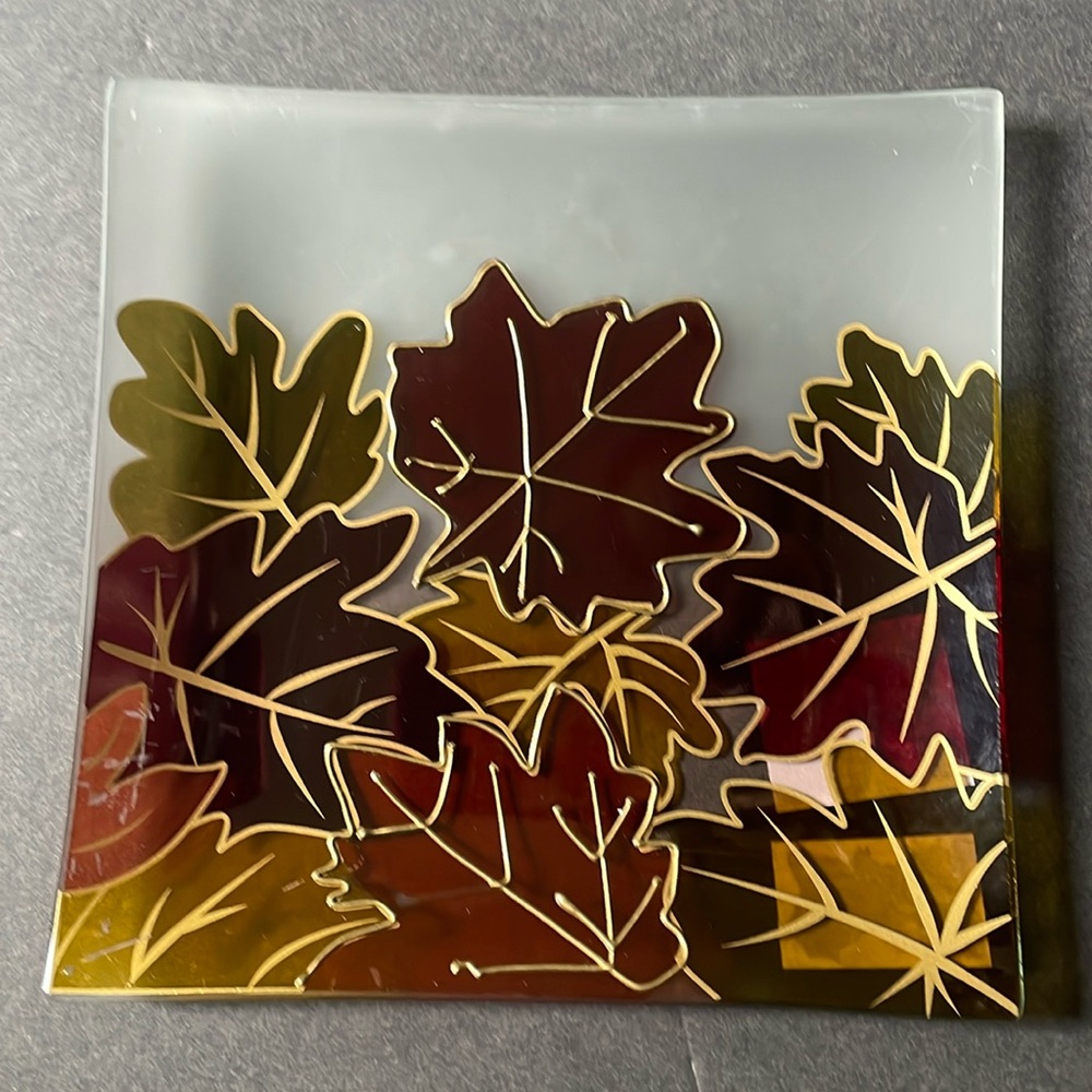 Yankee Candle Jar Tray Fall Leaves